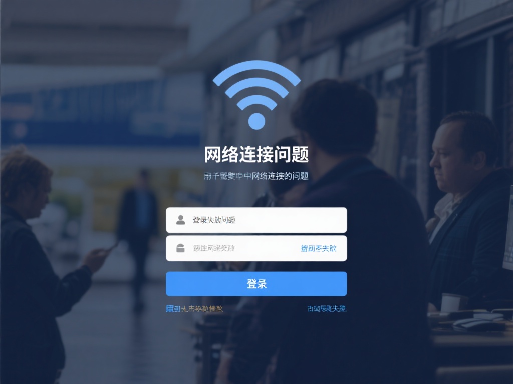 网络连接问题
登录失败的原因中，最常见的便是网络