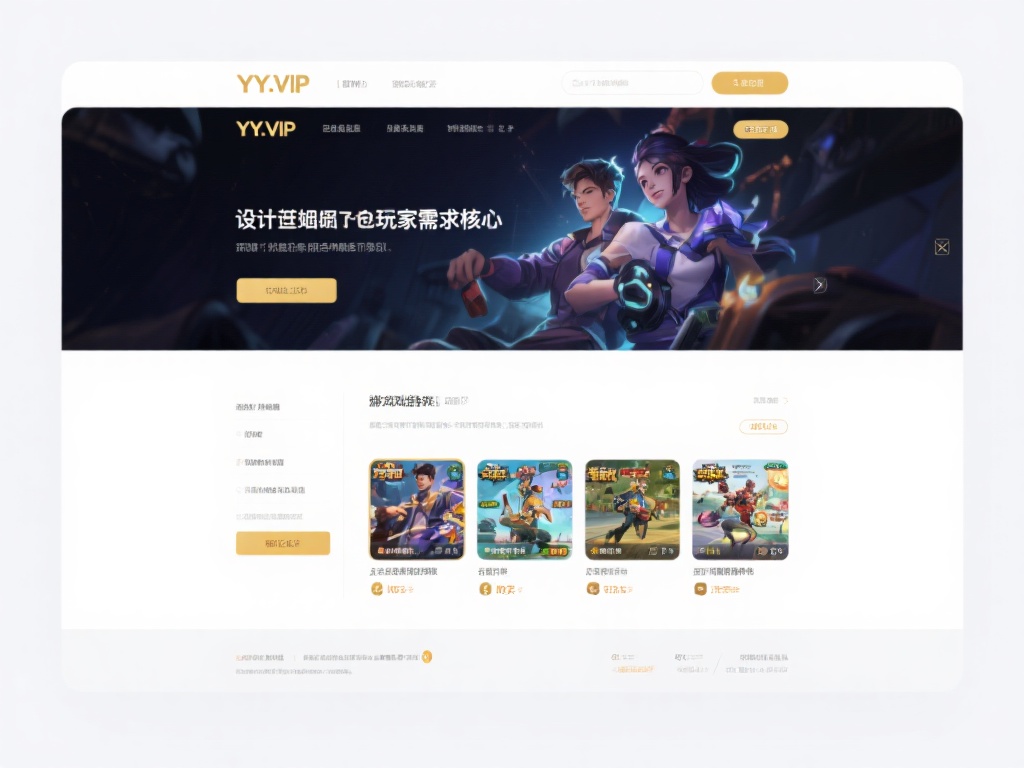 YY.VIP官网从设计开始就以玩家需求为核心，界面