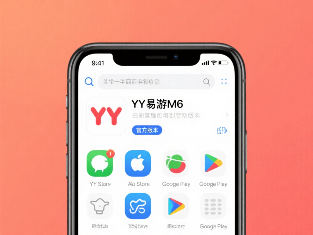 手机与电脑均适用:YY易游M6下载全流程解析 打开手机应用商店或浏览器
不同品牌的手机可能对应